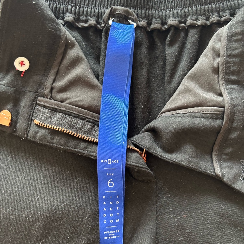 Kit & Ace wool/lycra/cashmere/silk blend jogger pants